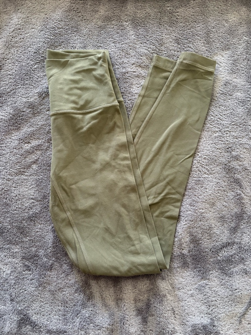 lululemon athletica Olive Green High-Rise Leggings